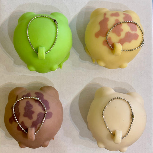 Squishy Rain Frog Bag Charm Keychain | J Dream (Japan)