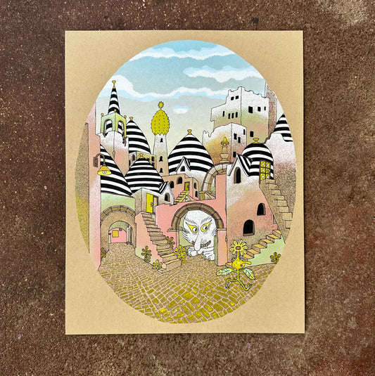 Cat in the City Screen Print | Daria Tessler (OR)