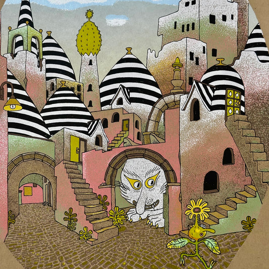 Cat in the City Screen Print | Daria Tessler (OR)