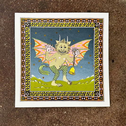 Medieval Goblin Screen Print | Daria Tessler (OR)