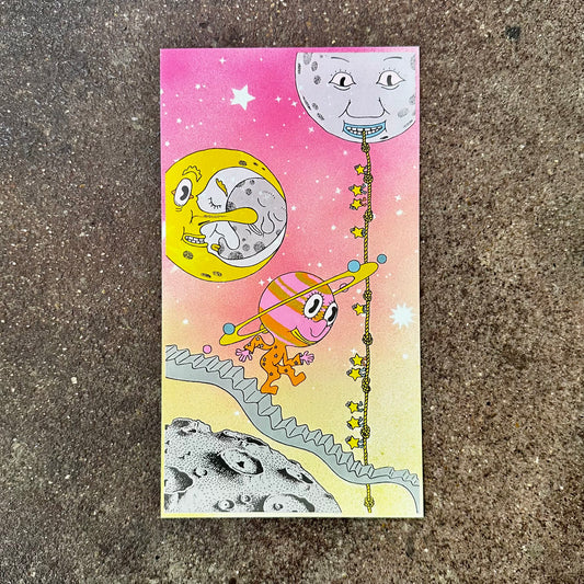 Saturn on Stairs Screen Print | Daria Tessler (OR)