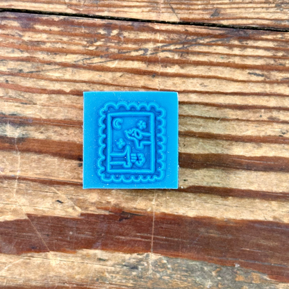 Farting dog wooden stamp | dana ate oatmeal! (CA)