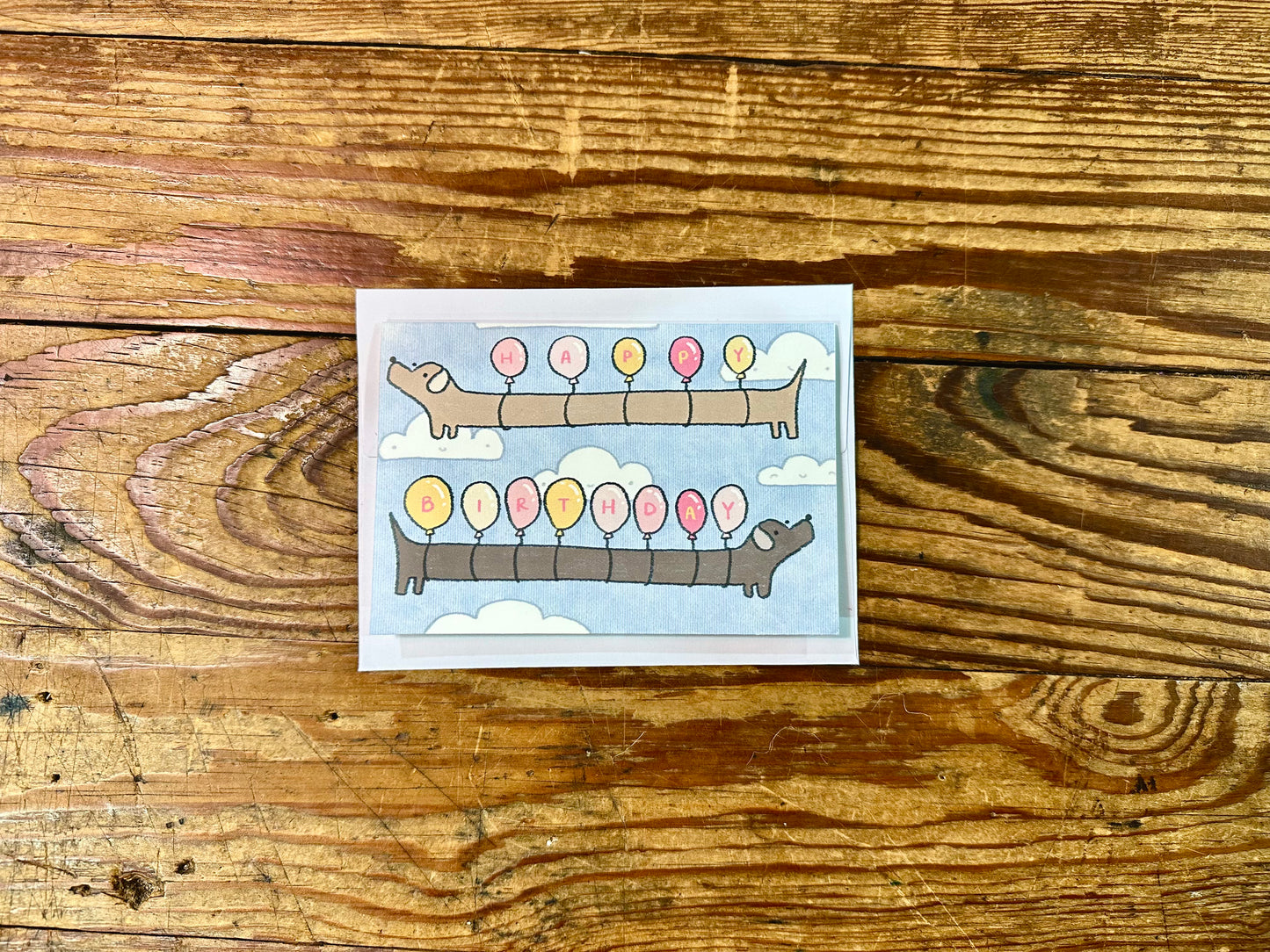 Happy birthday weenie balloons | dana ate oatmeal! (CA)