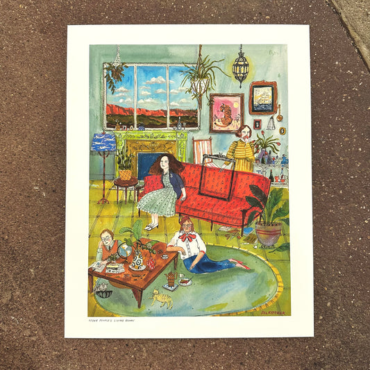 Other People's Living Rooms Print | Jill Kittock (MN)