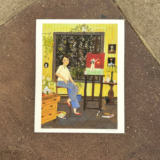 In A Dark Dark Room Print | Jill Kittock (MN)