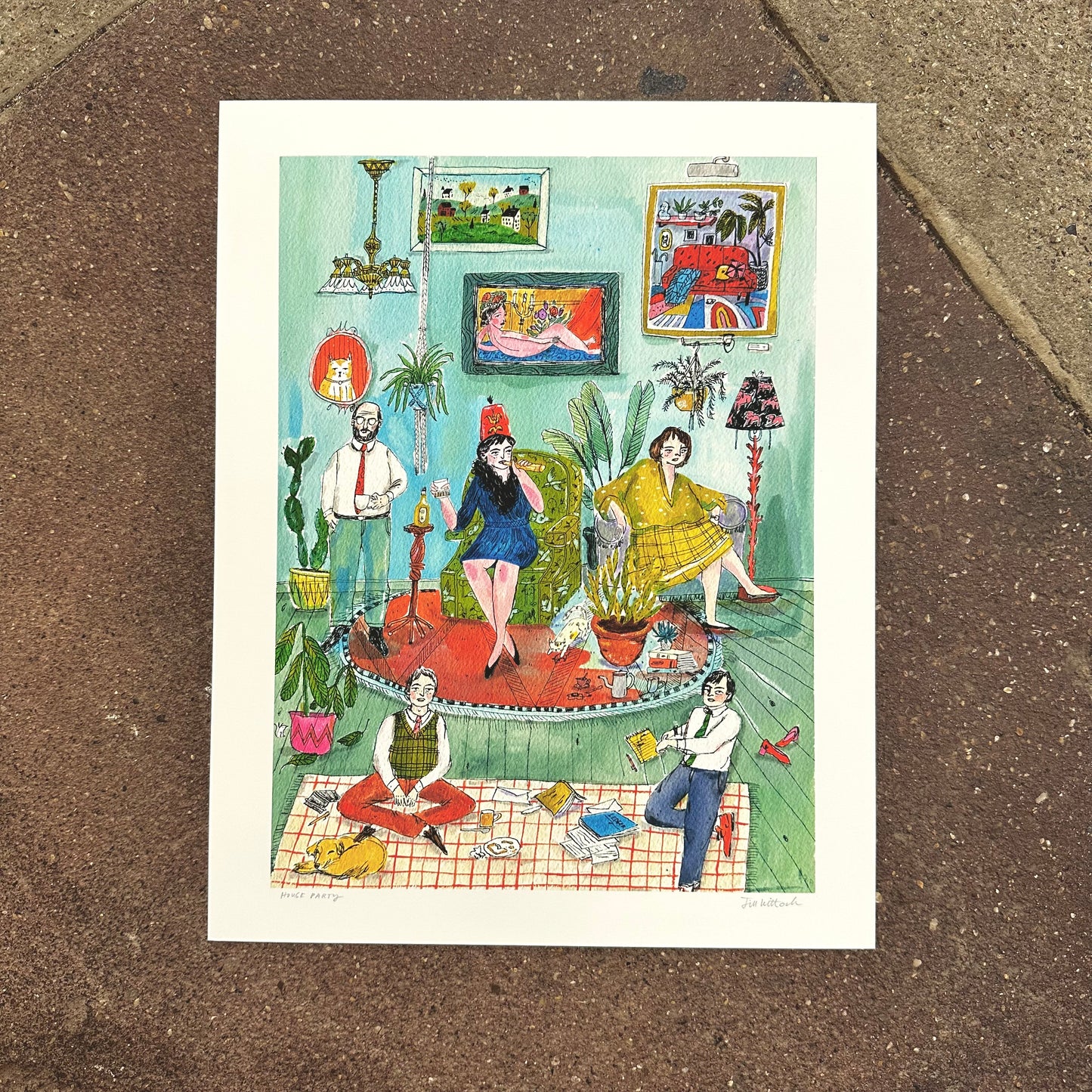 House Party Print | Jill Kittock (MN)