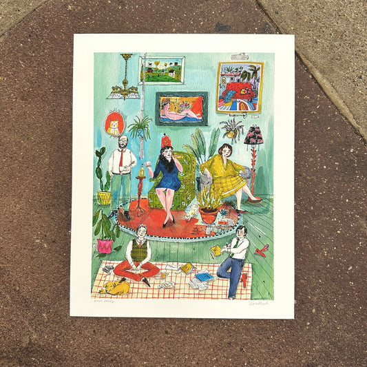 House Party Print | Jill Kittock (MN)