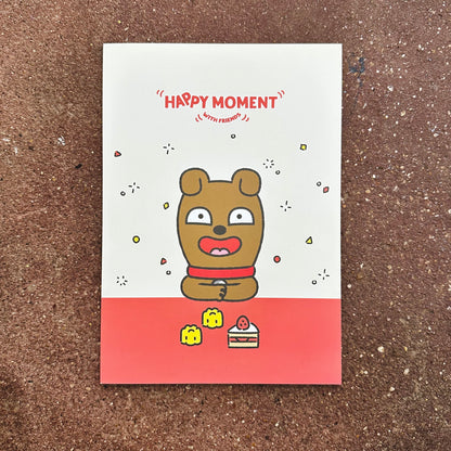 Happy Moments with Friends A4 Notebook | Kakao Friends (Korea)