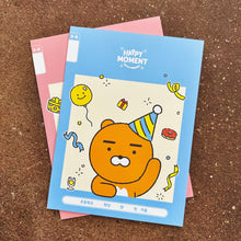 Load image into Gallery viewer, Happy Moment with Friends B5 Wide-Ruled Notebook  | Kakao Friends ( Korea)
