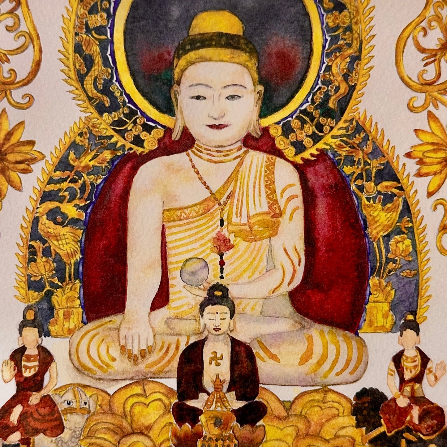 Jade Buddha Art Print (玉佛) | Yu Feng (玉佛) | Hong Kong