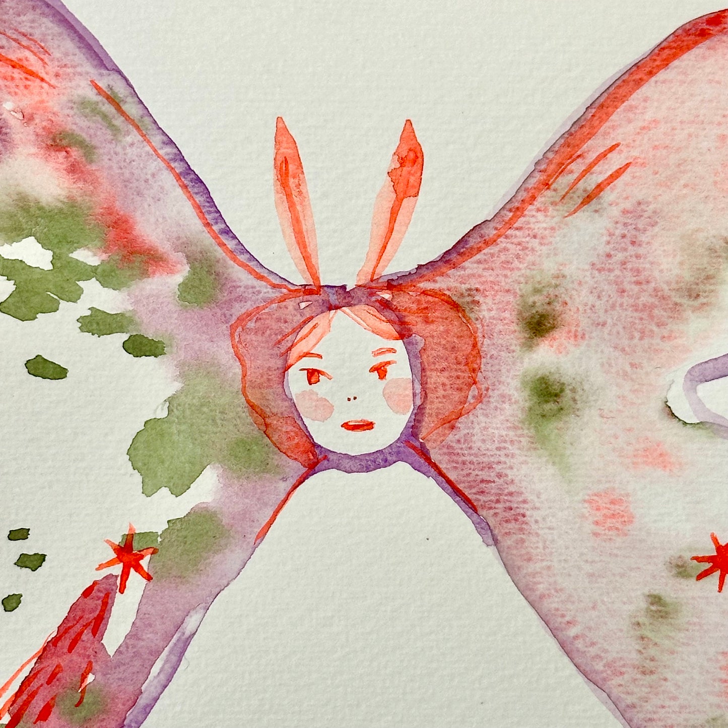 Comet Moth - Original Watercolor | Mylan Nguyen (TX)