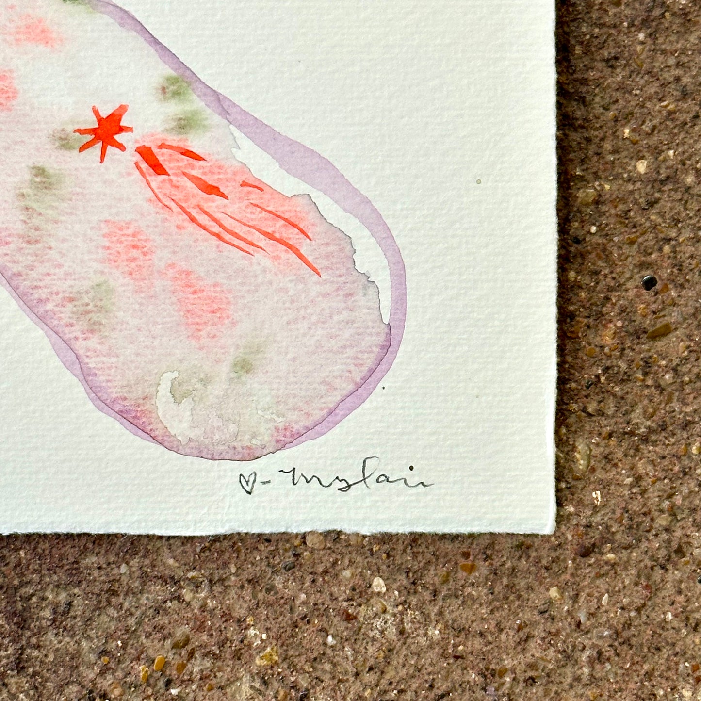 Comet Moth - Original Watercolor | Mylan Nguyen (TX)