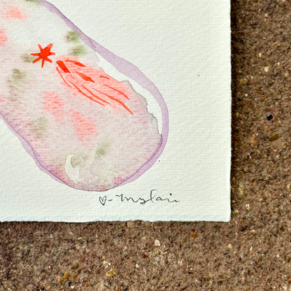 Comet Moth - Original Watercolor | Mylan Nguyen (TX)