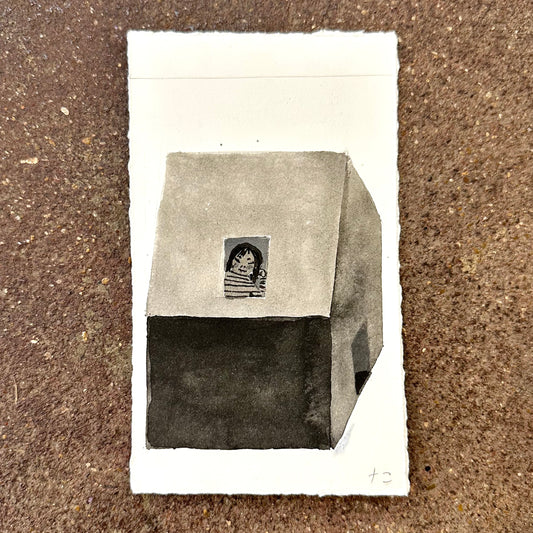 Stay Home - Original watercolor | Fantasy Boy Taro (TX)
