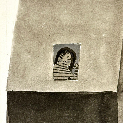 Stay Home - Original watercolor | Fantasy Boy Taro (TX)