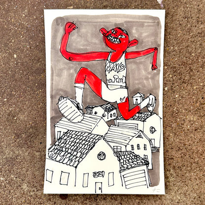 Big Game Energy – Original Illustration | Fantasy Boy Taro (TX)