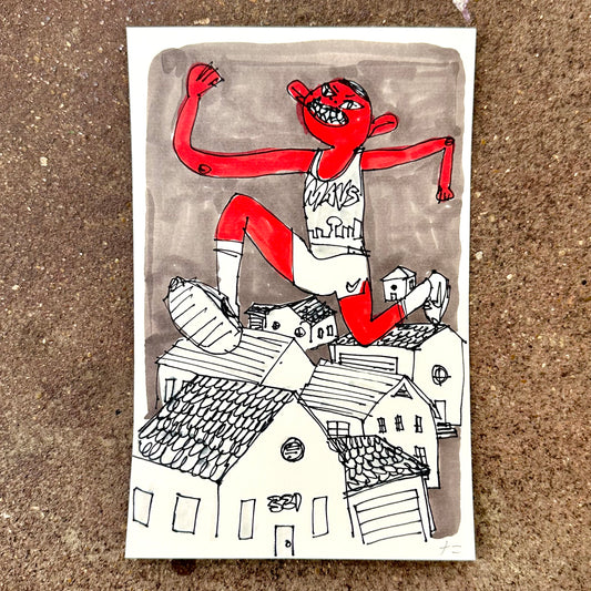 Big Game Energy – Original Illustration | Fantasy Boy Taro (TX)