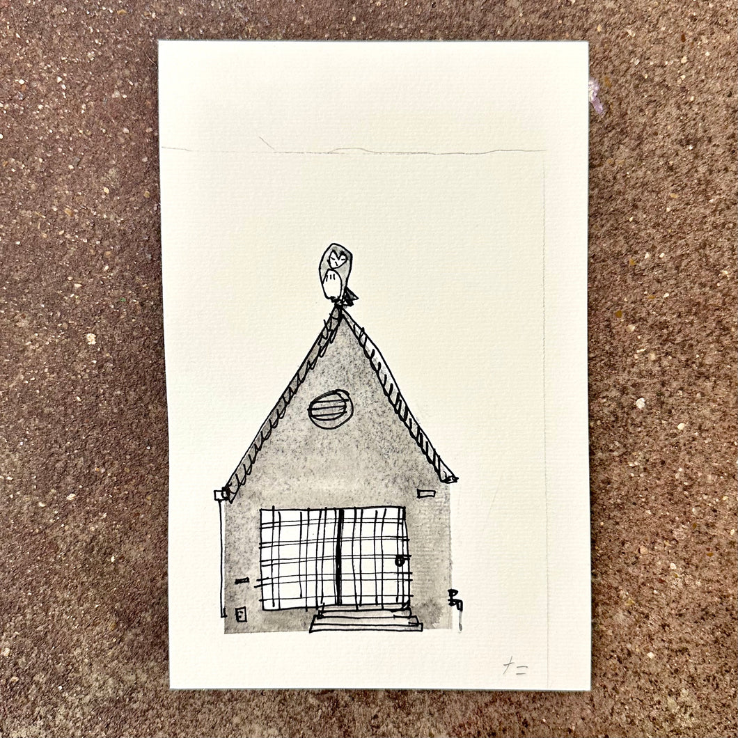 Owl Watch - Original illustration | Fantasy Boy Taro (TX)