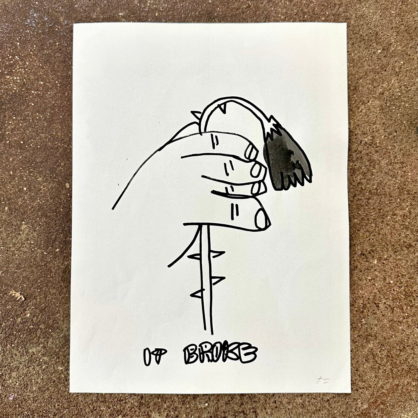 It Broke - Original Artwork | Fantasy Boy Taro (TX)
