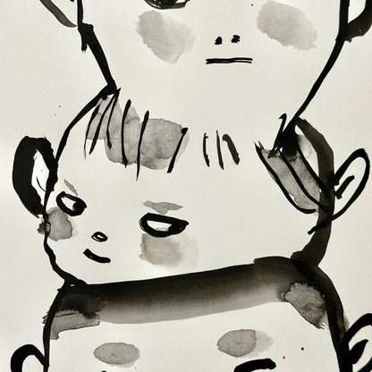 Stacked – Original Watercolor | Fantasy Boy Taro (TX)