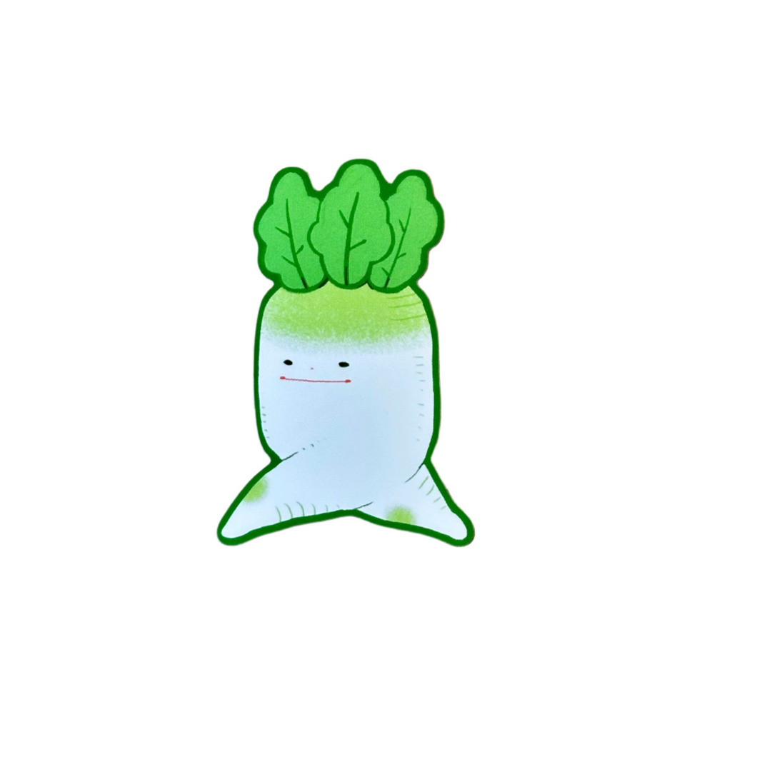 Struttin' Daikon Vinyl Sticker | Koyamori (CAN)