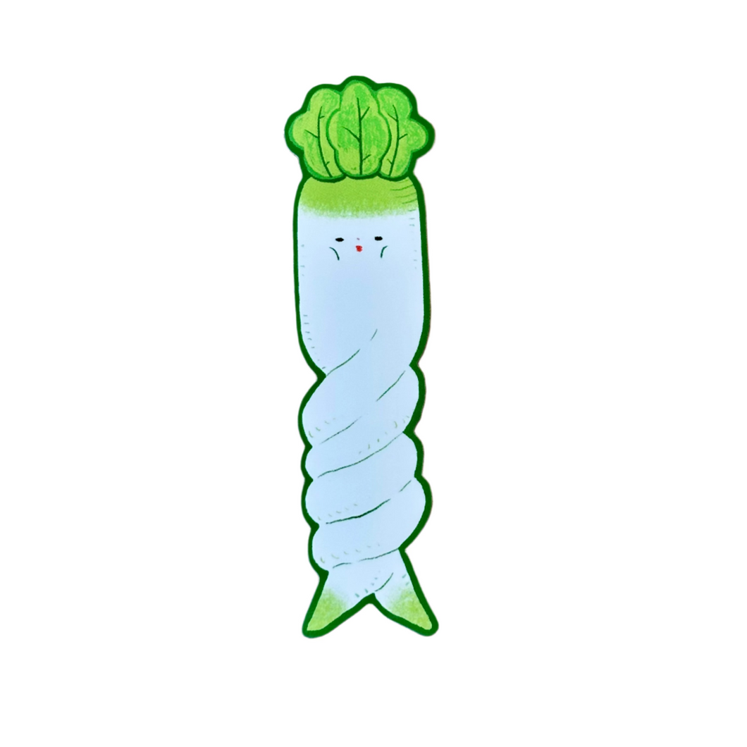Twistin' Daikon Vinyl Sticker | Koyamori (CAN)