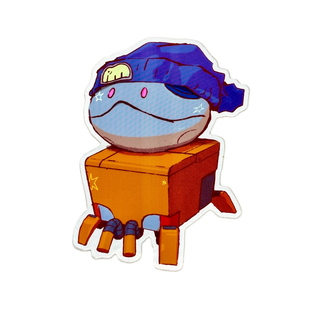 Robot Friends Vinyl Sticker | Play Nice Press (TX)