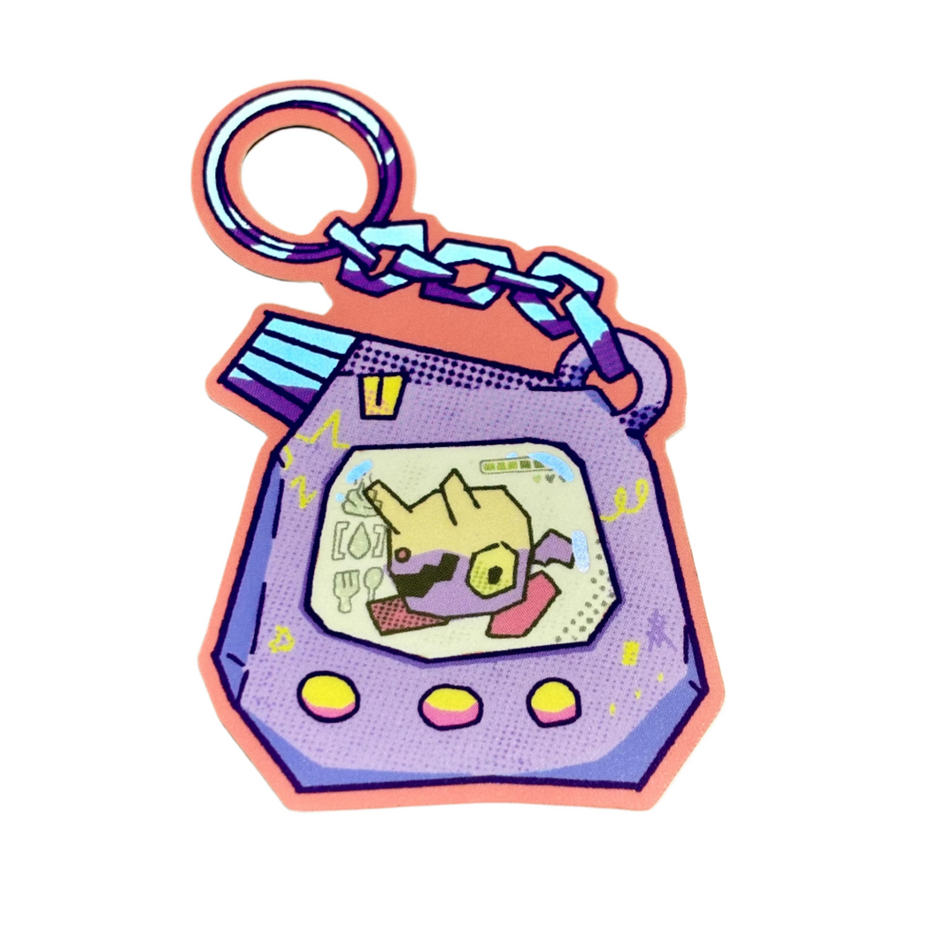 Virtual Pet Vinyl Sticker | Play Nice Press (TX)