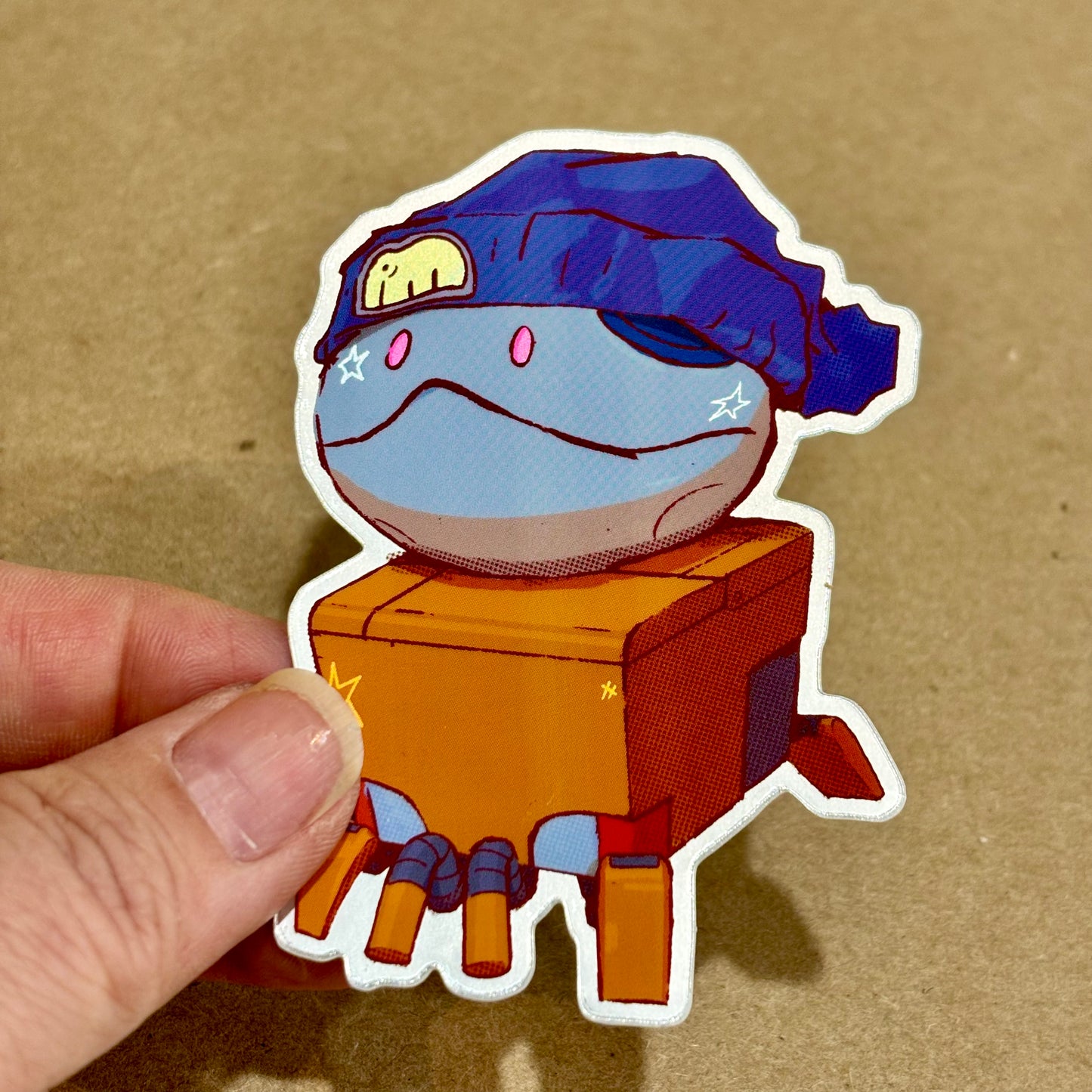 Robot Friends Vinyl Sticker | Play Nice Press (TX)