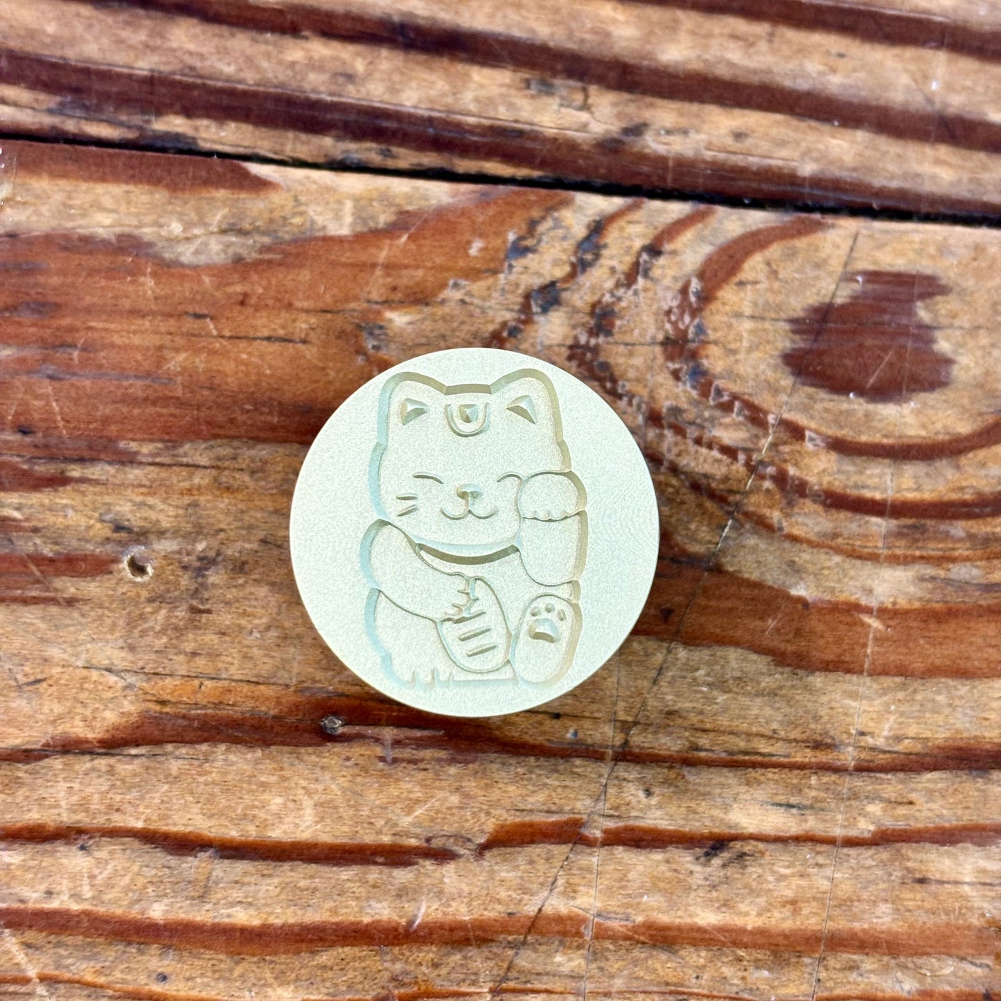 Maneki Neko Wax Seal Stamp | WOODPEPE (Japan)