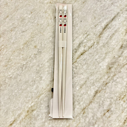 Miffy Apple Chopsticks 18cm (Japan)
