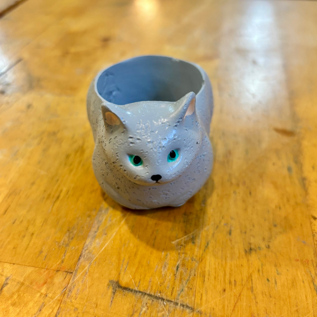 Blue Russian Cat Mini Planter (Japan)