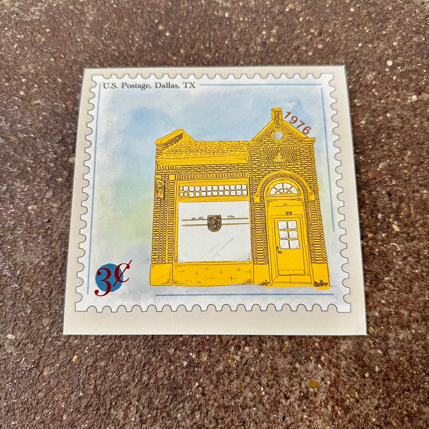 We Are 1976 Mini Stamp Print | Naida Joy (TX)