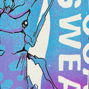 Beetle Drink Risograph Print | Jacob V. Play Nice Press (TX)
