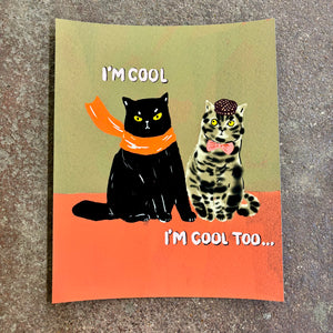 I'm Cool Art Print | Linnan Ye (CHN)