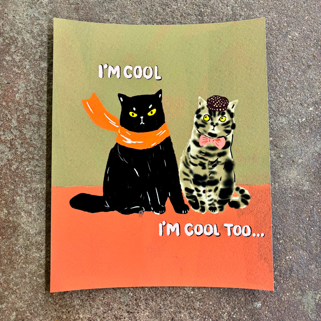 I'm Cool Art Print | Linnan Ye (CHN)