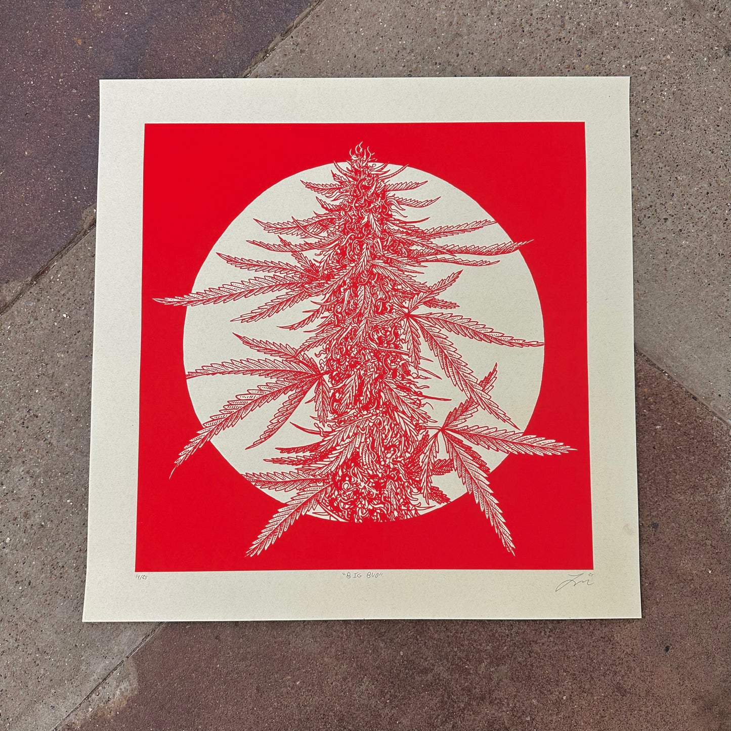 Big Bud Screenprint | Luke Martin (MD)