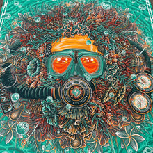 Load image into Gallery viewer, Kona Ripple “Touch of Green” Screenprint | Luke Martin (MD)
