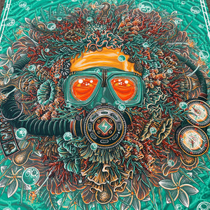 Kona Ripple “Touch of Green” Screenprint | Luke Martin (MD)
