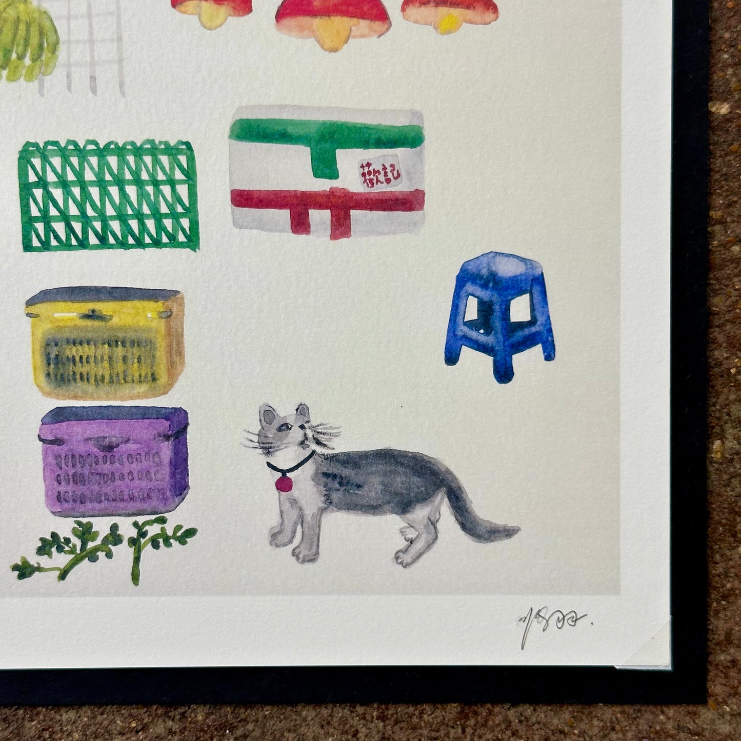 Market Things (街市的物) Art Print | Yu Feng 馮羽 (Hong Kong)