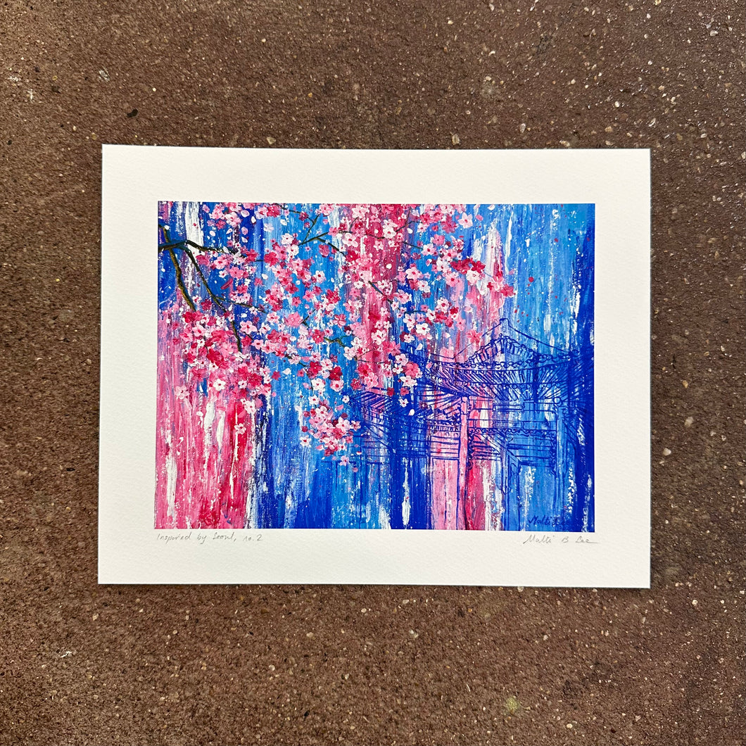 Inspired by Seoul No. 2 Art Print | Malti B Lee (TX)