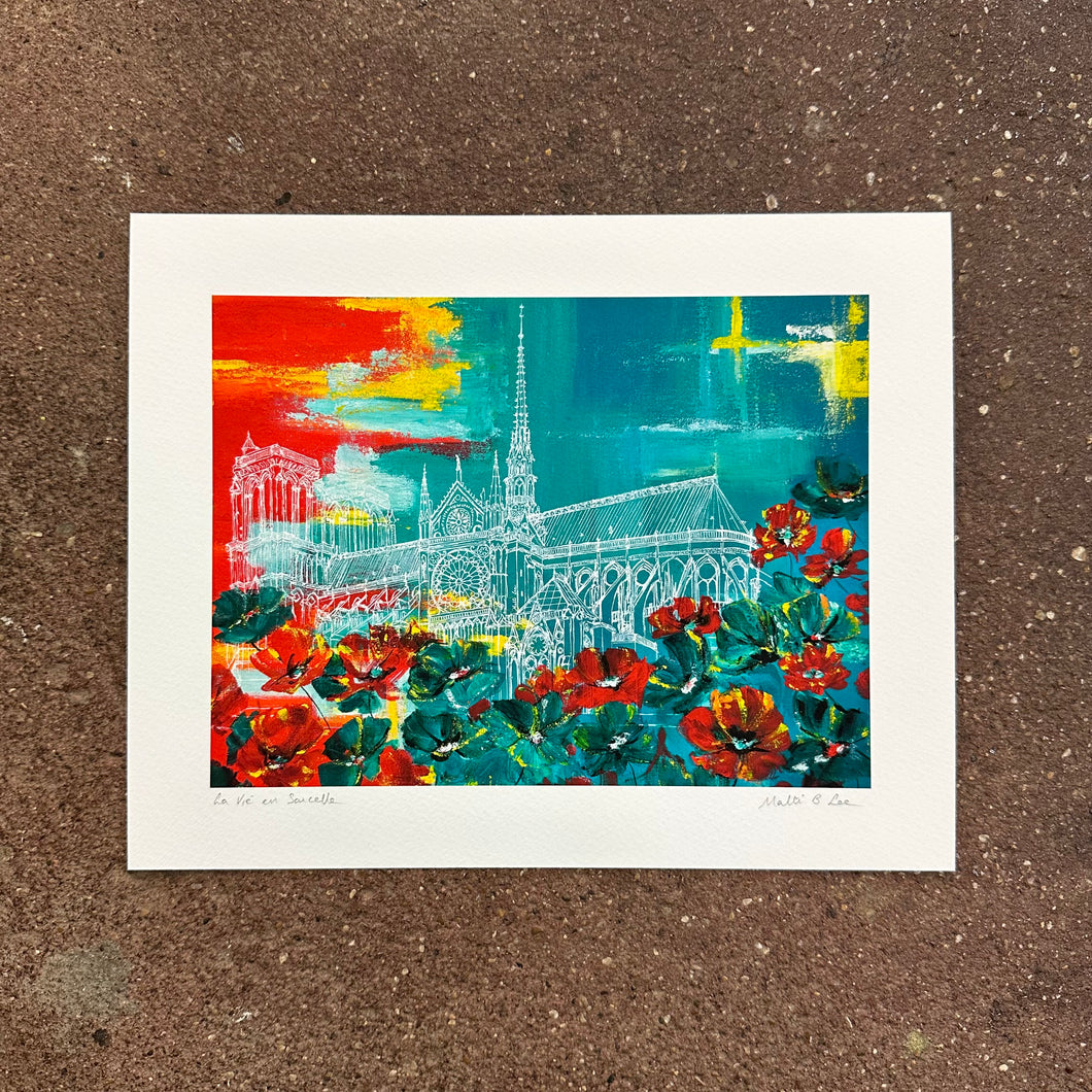 La Vie en Sarcelle Art Print | Malti B Lee (TX)
