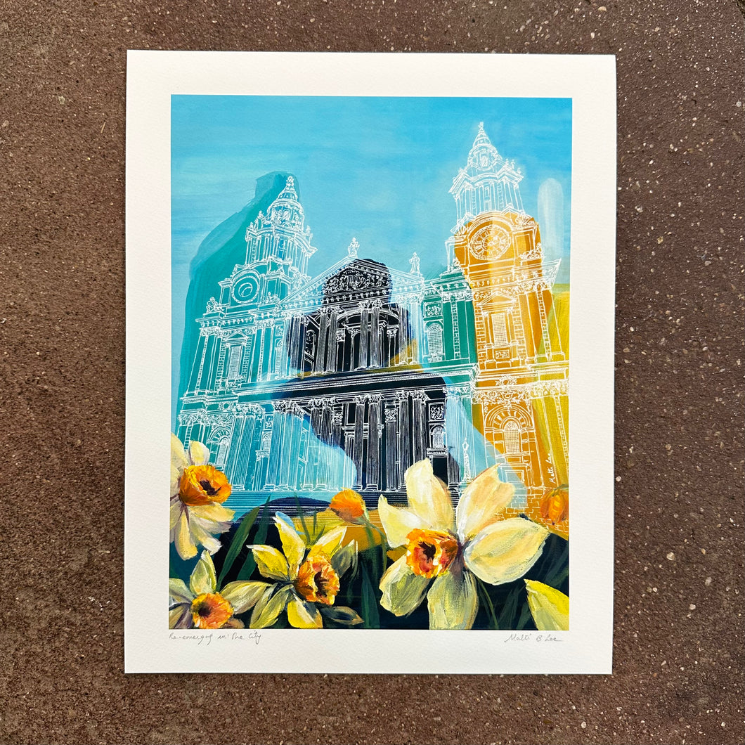 Re-Emerging in the City Art Print | Malti B. Lee (TX)