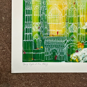 Spring Light at the Abbey Art Print | Malti B. Lee (TX)