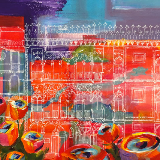 Memories from the Canal Art Print | Malti B. Lee (TX)