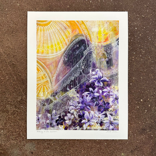 Pathway to the Sanctum  Art Print | Malti B. Lee (TX)