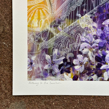 Pathway to the Sanctum  Art Print | Malti B. Lee (TX)