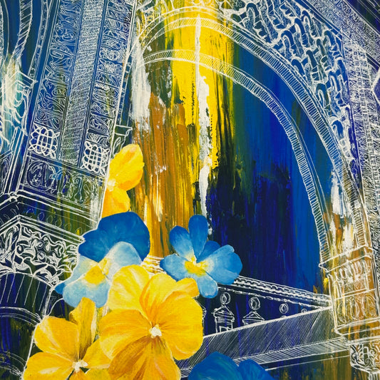 Memories of the Alhambra Art Print | Malti B. Lee (TX)