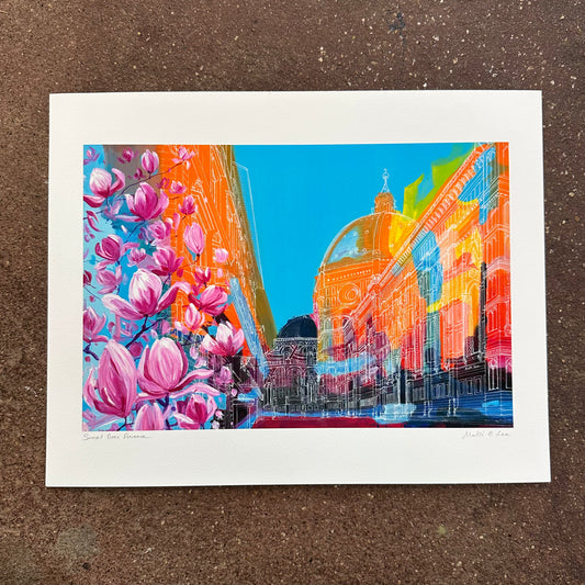 Sunset Over Florence Art Print | Malti B Lee (TX)