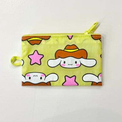 Cinnamoroll Flat Pouch| Western Series |Small | Sanrio x Baggu (CA )